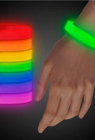 Glow Partisi Glow Ekstra Kalın Fosforlu Bileklik  6 Renk 6 Adet (4940)