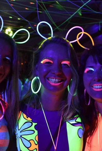 Glow Taç Fosforlu Taç Karışık Renk 12 Adet (4940)