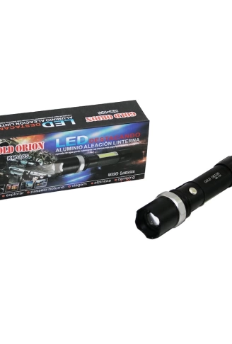 GOLD ORION KM-105 2IN1 ZOOMLU EL FENERİ - COB LED USB ŞARJLI METAL KASA 15.5CM 3000 LUMEN (4940)