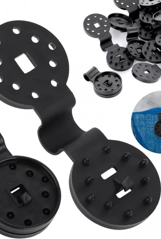 Gölgelik File Klipsi 100 Adet Gölgelik İp Geçirme Aparatı (4940)