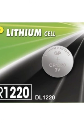 GP LITHIUM CELL CR-1220 DL-1220 PARA PİLİ 3V 5Lİ KART (4940)