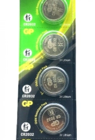 GP LITHIUM CR-2032-2CPU5 PARA PİLİ 3V 5Lİ KART (4940)
