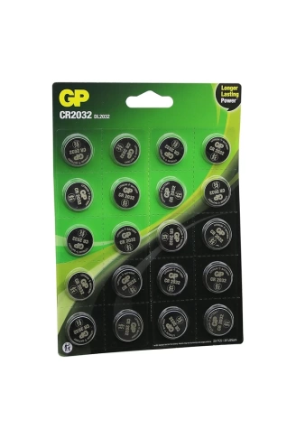 GP LITHIUM CR-2032 DL-2032 PARA PİLİ 3V 20Lİ KART (4940)