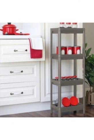 GRİ - ANTRASİT DİKDÖRTGEN RAF ÜNİTESİ PLASTİK (4940)