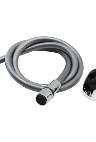 GRİ PLASTİK PERLATÖRLÜ TAHARATMATİK HORTUM  120CM (4940)