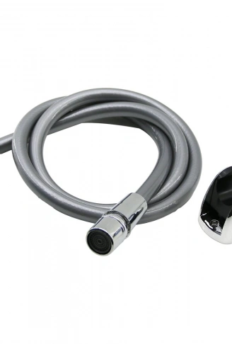 GRİ PLASTİK PERLATÖRLÜ TAHARATMATİK HORTUM  120CM (4940)