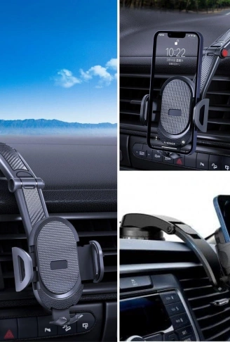 Güçlü Vantuzlu Araç İçi Konsol Üstü Telefon Tutucu Aparat (4940)