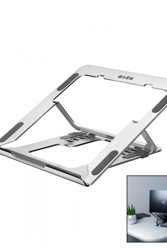GÜMÜŞ 6 AÇILI KATLANABİLİR LAPTOP STAND ALÜMİNYUM (4940)