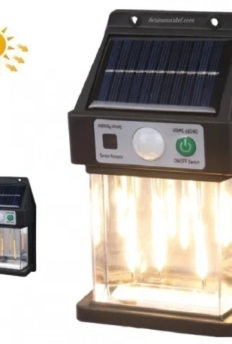 Güneş Enerjili Duvar Lambası YX-666 3W (4940)