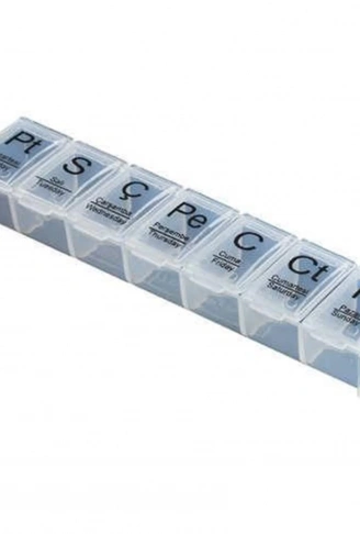 Haftalık Günlük İlaç Saklama Kutusu 7 Günlük İlaç Saklama Kabı (4940)