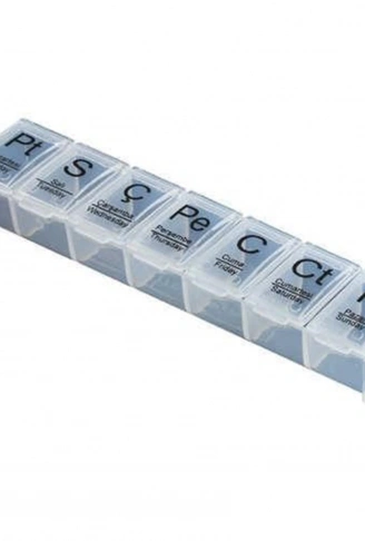 Haftalık Günlük İlaç Saklama Kutusu 7 Günlük İlaç Saklama Kabı (4940)