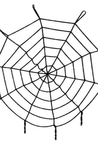 Halloween Cadılar Bayramı Örümcek Ağ Dekor Siyah 1.5 Metre (4940)