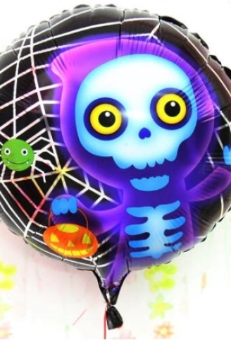 Halloween İskelet Hayalet Folyo Balon 18 inç (4940)