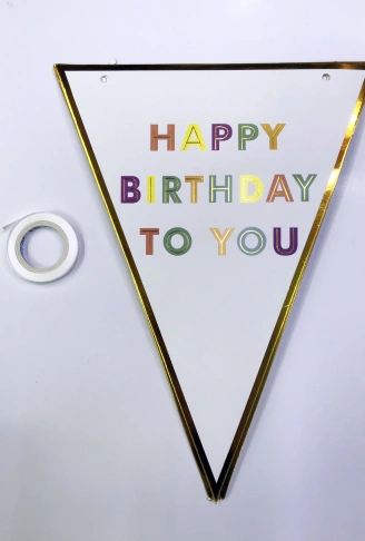 Happy Birthday To You Flama Bayrak Süs (4940)