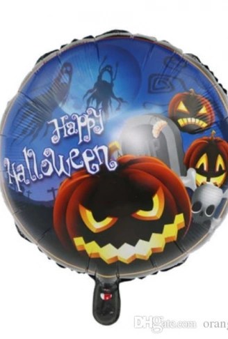 Happy Halloween Balkabağı Folyo Balon 18 inç (4940)