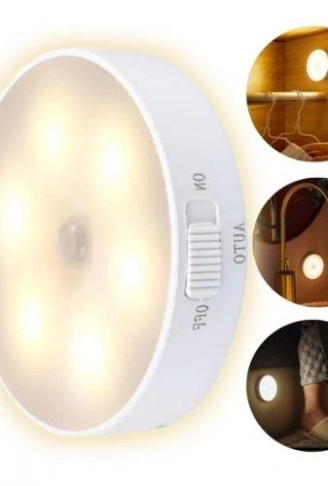 Hareket Sensörü Dolap Altı Aydınlatması USB Şarj Edilebilir LED (4940)