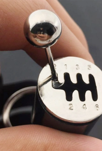 Hareketli Vites Kutusu Anahtarlık (4940)