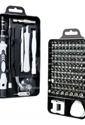 Hassas Tornavida Seti Bilgisayar Pc Telefon Onarım Aracı Seti Manyetik 115 in 1 Tornavida Seti (4940)