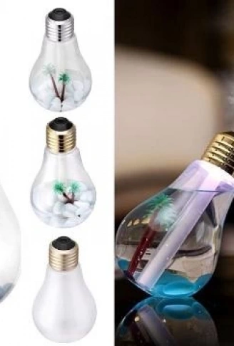 Hava Nemlendirici Ampul Görünümlü Hazneli Buhar Makinesi 400 ml. (4940)