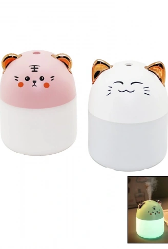 HAVA NEMLENDİRİCİ- BUHAR MAKİNE- KOKU GİDERİCİ USB ŞARJLI- IŞIKLI250ML (4940)