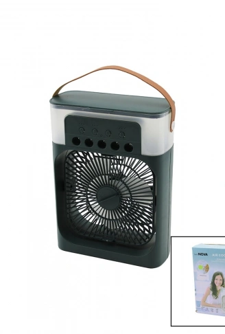 HAVA NEMLENDİRME - FAN - GECE LAMBASI MASA ÜSTÜ ULTRASONİK VANTİLATÖR 360 DERECE USB ŞARJ 3KDM HIZ (4940)