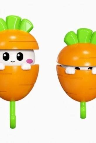 Havuç Tasarımlı Otomatik Açılan Yapışkanlı Askı (4940)