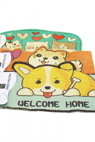 HAYVAN FİGÜRLÜ   37X57CM   KAUÇUK PLASTİK  KAPI PASPASI (4940)