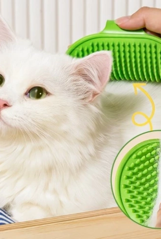 Hayvan Tüy Toplama Yıkama ve Köşe Kaşınma Silikon Fırçası (4940)