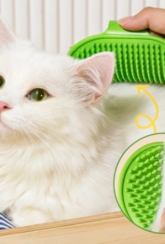 Hayvan Tüy Toplama Yıkama ve Köşe Kaşınma Silikon Fırçası (4940)