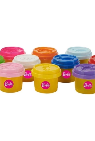 HHJ37  BARBİE 10X30GR OYUN HAMURU