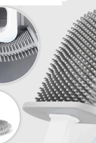 Hijyenik Klozet Temizleme Silikonu Esnek Fırça (4940)