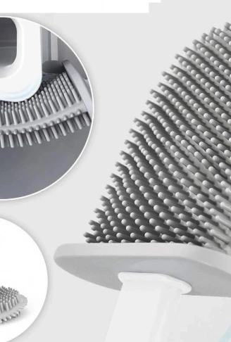 Hijyenik Klozet Temizleme Silikonu Esnek Fırça (4940)