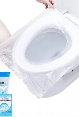 Hijyenik Tek Kullanımlık Klozet Kapağı Poşeti 50 Adet POŞETLİ (4940)