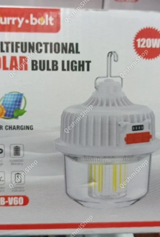 Hurry Bolt Çok Amaçlı Güneş Enerjili Lamba Model HB-V60 120W (4940)