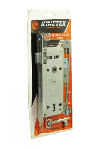 İÇ KAPI   ODA  KİLİT  40MM   ÇELİK GALVENİZ KAPLAMA GÖVDE   PİRİNÇ - NİKEL MATERYALLER  KTX-2239 (4940)