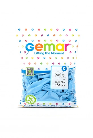 İÇ MEKAN - AÇIK MAVİ BALON 10 INC - 26CM - 100PCS (4940)