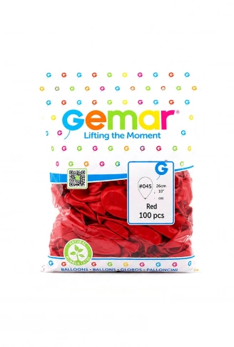 İÇ MEKAN - KIRMIZI BALON 10 INC - 26CM - 100PCS (4940)