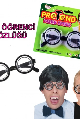 İnek Öğrenci Gözlüğü Şaka Gözlüğü (4940)