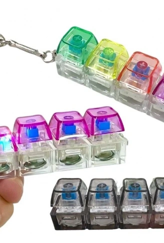 Işıklı Klavye Tuşu Switch Anahtarlık (4940)