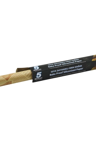 ISIYA DAYANIKLI FIRIN PİŞİRME RULO KAĞIT 5 METRE X 30CM (4940)