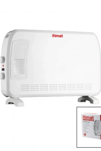 İTİMAT CH-2020B BÜYÜK BOY KONVEKTÖR ISITICI - SOBA ELEKTRİKLİ TURBO ISITMA 3-KADEME ISI AYARLANABİLİR TERMOSTAT=750-1250-2000W (4940)