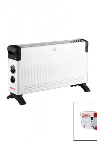 İTİMAT CH-2020UM KÜÇÜK BOY KONVEKTÖR ISITICI - SOBA ELEKTRİKLİ TURBO ISITMA 3-KADEME ISI AYARLI TERMOSTAT=750-1250-2000W (4940)