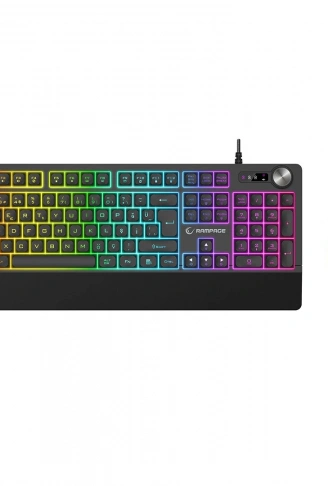 JAZZY V2 OYUNCU KLAVYE - MOUSE SET MEKANİK USB KABLO RGB AYDINLATMA 12800 DPI (4940)