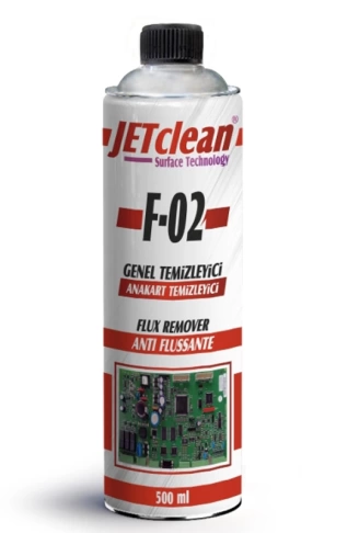 JETCLEAN F-02 500 ML FLUX ANAKART TEMİZLEME SPREY (4940)