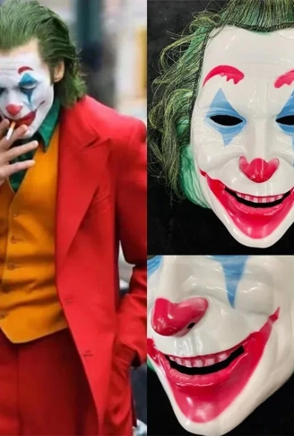 Joaquin Phoenix Joker Maskesi Yeşil Saçlı (4940)
