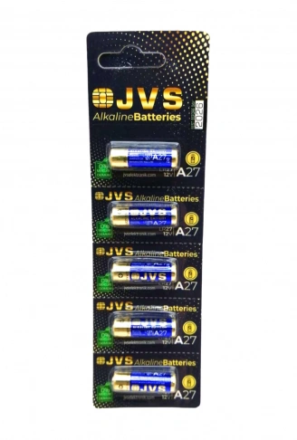 JVS A27 LR27 12V ARAÇ KUMANDA PİLİ 5Lİ KART (4940)