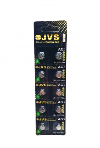 JVS AG3 1.5V LR41 SAAT PİLİ 10LU KART (4940)