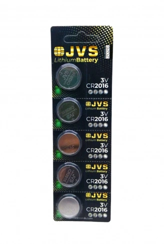 JVS CR2016 3V PARA PİLİ 5Lİ KART (4940)