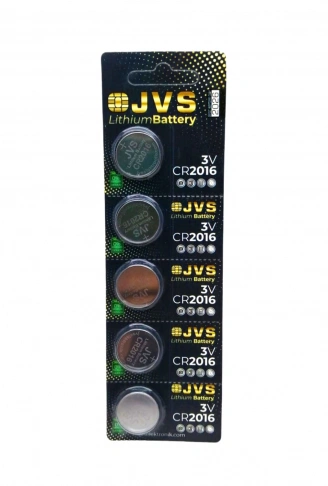 JVS CR2016 3V PARA PİLİ 5Lİ KART (4940)