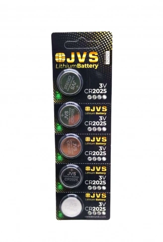 JVS CR2025 3V PARA PİLİ 5Lİ KART (4940)